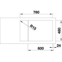 Blanco Lemis XL 6 S-IF Compact 525110 (серебристый) Image #4
