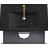 ЗОВ Тумба под умывальник Лира 80 L80MWFMLGVG (графиль глянец) Image #3