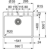 Кухонная мойка Franke Maris MRG 610-54 FTL 114.0737.998 (серый сланец) - Превью изображения №3 — Интернет-магазин Your Sale