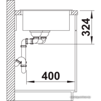 Blanco Legra 8 526224 (антрацит) Image #5