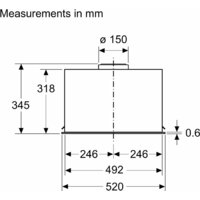 Кухонная вытяжка Bosch Serie 6 DLN56AC60 - Превью изображения №8 — Интернет-магазин Your Sale