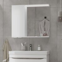 Volna Шкаф с зеркалом Lake 80 левый Image #3