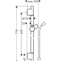 Hansgrohe Unica S Puro 28632000 (хром) Image #2