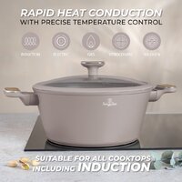 Набор кастрюль Berlinger Haus Taupe Nordic Collection BH-8344 - Превью изображения №3 — Интернет-магазин Your Sale