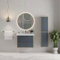 Onika Тумба под умывальник Дайлер 80 108062 (графит/дуб сонома) Image #5