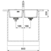 Кухонная мойка Franke Maris MRG 620-35-35 114.0741.199 (оникс) - Превью изображения №4 — Интернет-магазин Your Sale