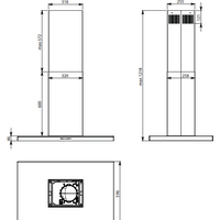 Falmec Luce Design Island 90 800 м3/ч (черный) Image #4