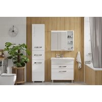 Volna Шкаф с зеркалом Lake 80 правый Image #7