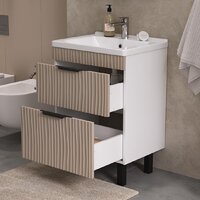 Volna Тумба под умывальник Lotty 60.2Y Миранда (латте, напольная) Image #5