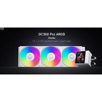 Система жидкостного охлаждения для процессора PCCooler DC360 Pro ARGB Display (белый) - Превью изображения №6 — Интернет-магазин Your Sale
