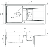 Deante Eridan ZQE G513 (графитовый металик) Image #2