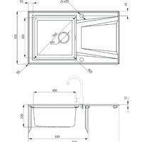 Deante Prime ZSR T113 (антрацит) Image #2
