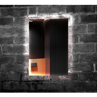 Пекам Зеркало GretaFly 80x100 GretaFly-80x100dpcl (с подсветкой, сенсором на взмах руки, подогревом, часами) Image #6