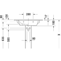 Duravit ME by Starck 83x49 [2336830000] Image #5