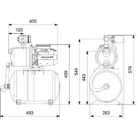 Насосная станция Grundfos JP 5-48 PT-H - Превью изображения №3 — Интернет-магазин Your Sale