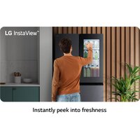 Четырёхдверный холодильник LG DoorCooling+ InstaView GMG960EVJE - Превью изображения №9 — Интернет-магазин Your Sale