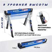 Козлы строительные Workpro WP289019 - Превью изображения №3 — Интернет-магазин Your Sale