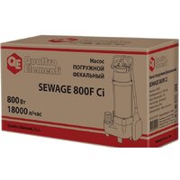 Фекальный насос Quattro Elementi Sewage 800F Ci - Превью изображения №8 — Интернет-магазин Your Sale