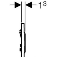 Geberit Sigma 10 HyTouch 116.015.KJ.1 (белый/хром глянцевый) Image #3