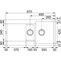 Кухонная мойка Franke Maris MRG 651-97 114.0675.993 (кофе) - Превью изображения №2 — Интернет-магазин Your Sale