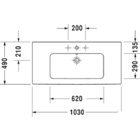 Duravit ME by Starck 103x49 [2336100000] Image #3