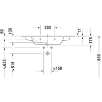 Duravit ME by Starck 103x49 [2336100000] Image #4