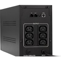 Источник бесперебойного питания ExeGate SpecialPro Smart LLB-1500.LCD.AVR.C13.RJ.USB - Превью изображения №2 — Интернет-магазин Your Sale