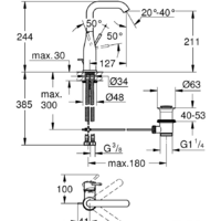 Grohe Essence 32628DL1 (теплый закат, матовый) Image #2