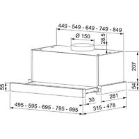 Кухонная вытяжка Franke Touch WH 50 315.0702.969 - Превью изображения №4 — Интернет-магазин Your Sale