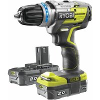 Ударная дрель-шуруповерт Ryobi R18PDBL-220S 5133003436 (с 2-мя АКБ, сумка) - Превью изображения №2 — Интернет-магазин Your Sale