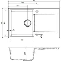 Reginox Amsterdam 10 (левая, black silvery) Image #2
