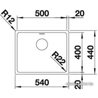 Blanco Andano 500-IF (с клапаном-автоматом) [518316] Image #2