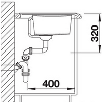 Blanco Zenar XL 6 S (серый беж, левая, с клапаном-автоматом) Image #3