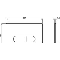Ideal Standard ProSys Oleas SmartFlush M1 R0117AC (белый) Image #2