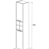Roca Шкаф-пенал Lago 857297444 Image #2