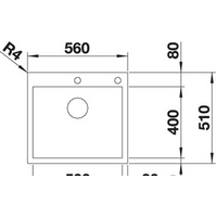 Blanco Zerox 500-IF/A Durinox (с клапаном-автоматом) Image #4