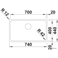 Blanco Solis 700-IF 526126 (полированная) Image #2