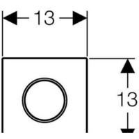 Geberit Sigma 10 HyTouch 116.015.KH.1 (хром глянцевый) Image #3