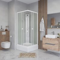 Душевая кабина Niagara Promo P80/26Q/MT/BK 80x80x195 - Превью изображения №4 — Интернет-магазин Your Sale
