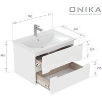 Onika Тумба под умывальник Айленд 70 107063 Image #9