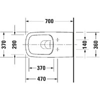 Унитаз подвесной Duravit DuraStyle 2559090000 - Превью изображения №5 — Интернет-магазин Your Sale