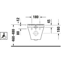 Унитаз подвесной Duravit DuraStyle 2559090000 - Превью изображения №7 — Интернет-магазин Your Sale