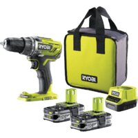 Дрель-шуруповерт Ryobi R18DD3-115S 5133005301 (с 1-им АКБ 1.5 Ач, сумка) - Превью изображения №2 — Интернет-магазин Your Sale