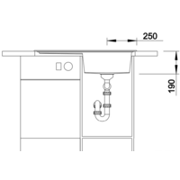 Blanco Zenar 45 S (правая, черный) Image #3