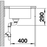Blanco Andano 500-U (с клапаном-автоматом) [518314] Image #3