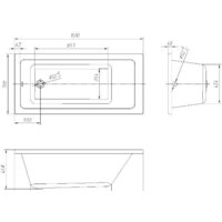 Ventospa Novaro 150x70 (с ножками и экраном) Image #3