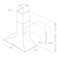 Elica Sweet Umber/A/85+CAM PRF0167321 Image #3