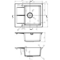 Кухонная мойка Berg Hobart BRQ1411A - Превью изображения №3 — Интернет-магазин Your Sale