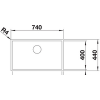 Blanco Zerox 700-U Durinox (без клапана-автомата) Image #2