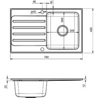 Кухонная мойка Quadron FUS_K7848BE - Превью изображения №4 — Интернет-магазин Your Sale
